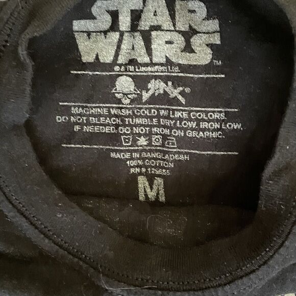 Star Wars T Shirt Womens Size Medium Tie Fighter Black - Picture 3 of 5